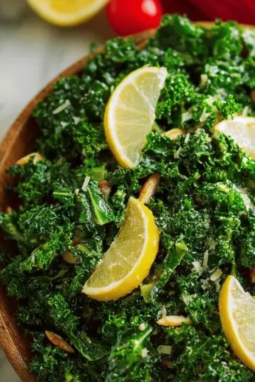 Lemon Parmesan Kale Salad
