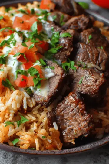 Steak & Queso Rice