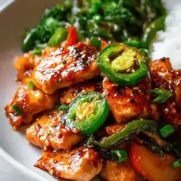 Jalapeno Peach Chicken