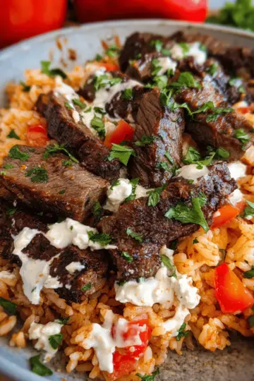 Steak & Queso Rice