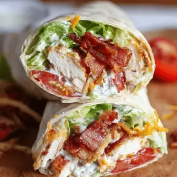 Chicken Bacon Ranch Wraps