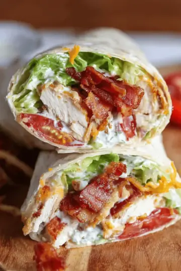 Chicken Bacon Ranch Wraps