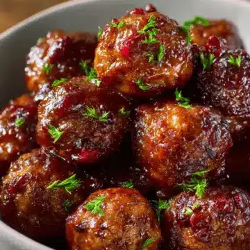 Cranberry Meatballs