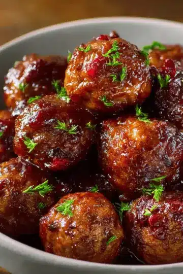Cranberry Meatballs