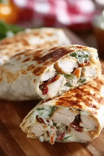 Crispy Chicken Bacon Ranch Wraps