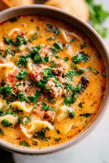 Italian Sausage Pasta Soup