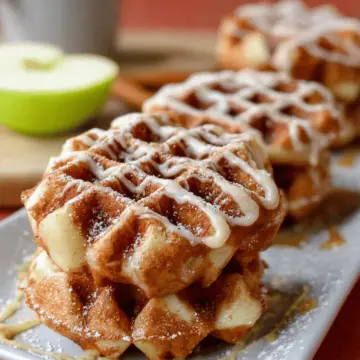Apple Fritter Waffle Donuts