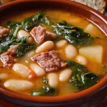 Cuban White Bean Soup (Caldo Gallego)