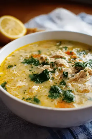Lemon Chicken Soup (Avgolemono)