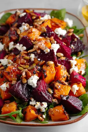 Roasted Beetroot & Pumpkin Salad