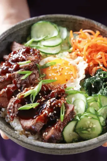 Korean BBQ Steak Rice Bowls