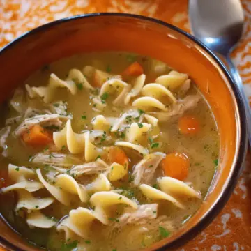 Easy Homemade Chicken Noodle Soup with Egg Noodles