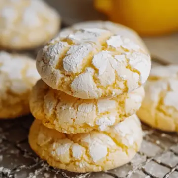 Lemon Crinkle Cookies