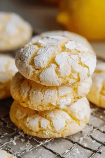 Lemon Crinkle Cookies