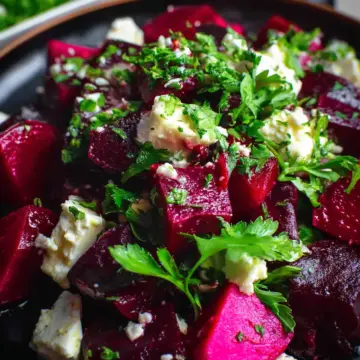 Beetroot and Feta Cheese Salad