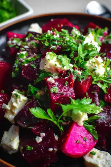 Beetroot and Feta Cheese Salad