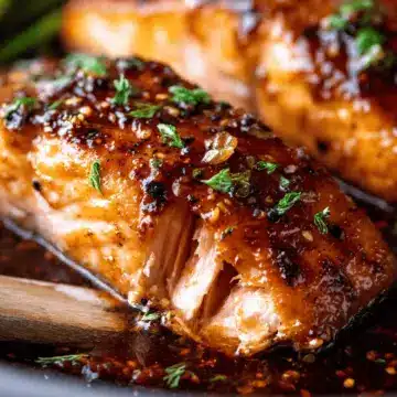 Honey Garlic Glazed Salmon