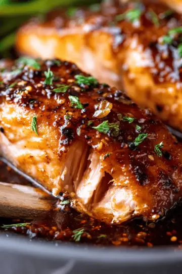 Honey Garlic Glazed Salmon