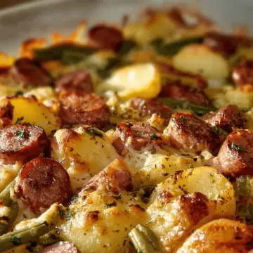 Sausage Green Bean Potato Casserole