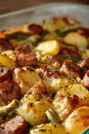 Sausage Green Bean Potato Casserole