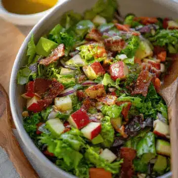 Autumn Chopped Salad with Apple Cider Vinaigrette