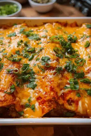 Easy & Cheesy Beef Enchiladas