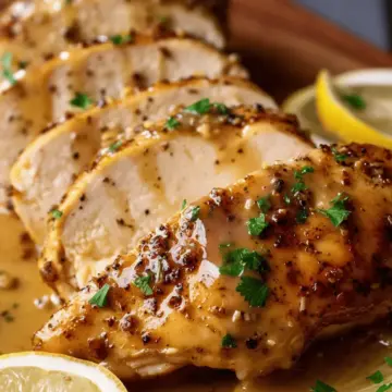 Slow-Cooker Lemon-Garlic Chicken Breast