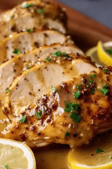 Slow-Cooker Lemon-Garlic Chicken Breast