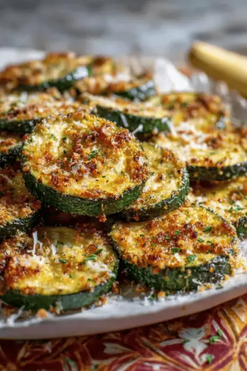 Baked Zucchini with Parmesan Cheese
