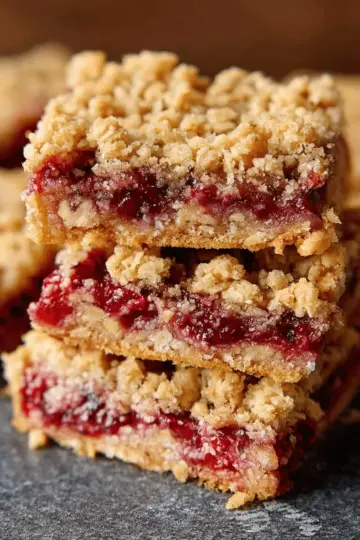 Berry Oat Bars | Healthy One Bowl Recipe