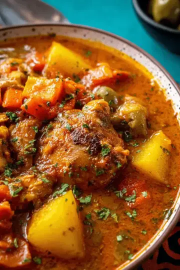 Pollo Guisado (Puerto Rican Chicken Stew)