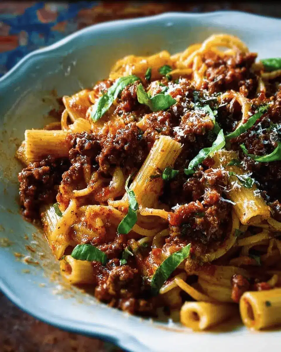 Beef Ragu Spaghetti Beef Ragù Pasta