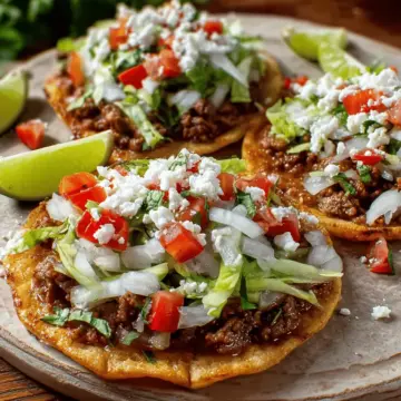 Beef Tostadas