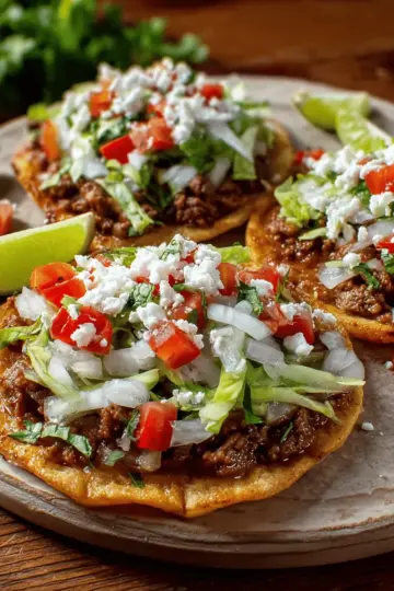 Beef Tostadas