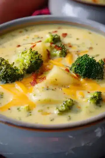 Cheddar Broccoli Potato Soup