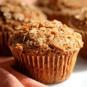 Spiced Carrot Oatmeal Muffins Recipe
