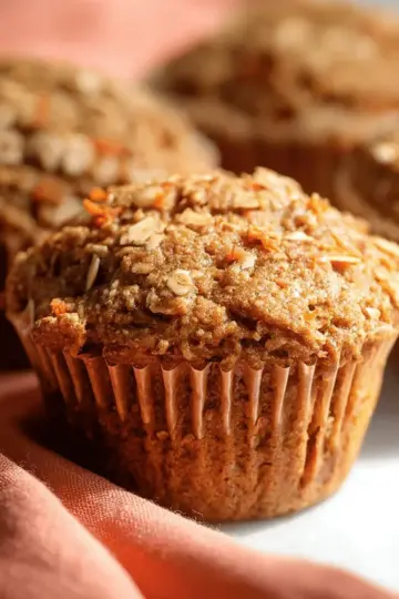 Spiced Carrot Oatmeal Muffins Recipe