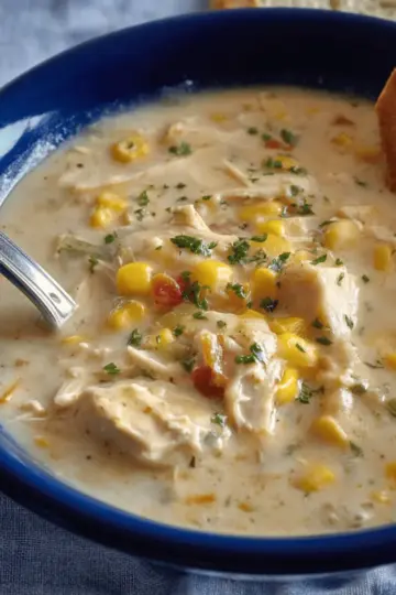 Crock Pot Chicken Corn Chowder