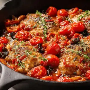 One-Pan Balsamic Chicken with Tomatoes