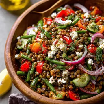 Mediterranean Lentil Salad