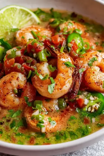 Shrimps in Culichi Salsa