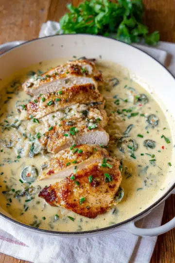 Creamy Jalapeño Chicken Breasts