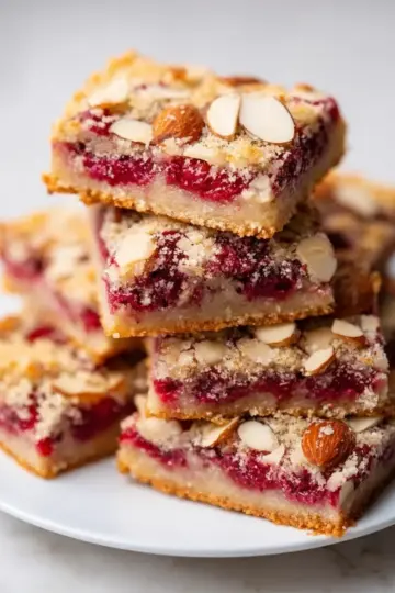 Raspberry Almond Bars