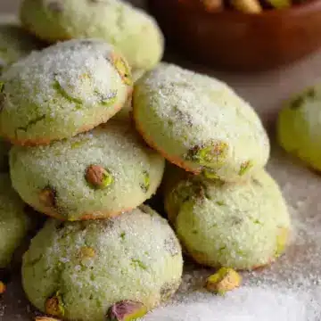 Pistachio Wedding Cookies