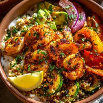 Grilled Shrimp Grain Bowl