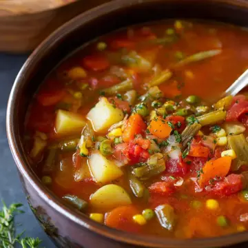 Easy Vegetable Soup Recipe