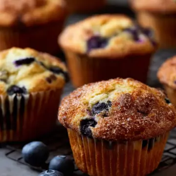 Easy Gluten-Free Blueberry Muffins
