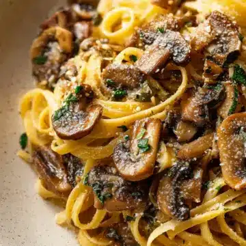 Garlic Mushroom Pasta