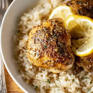 Crock-Pot Lemon Chicken and Rice
