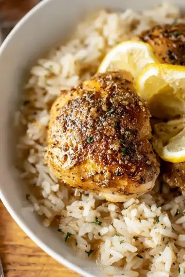 Crock-Pot Lemon Chicken and Rice